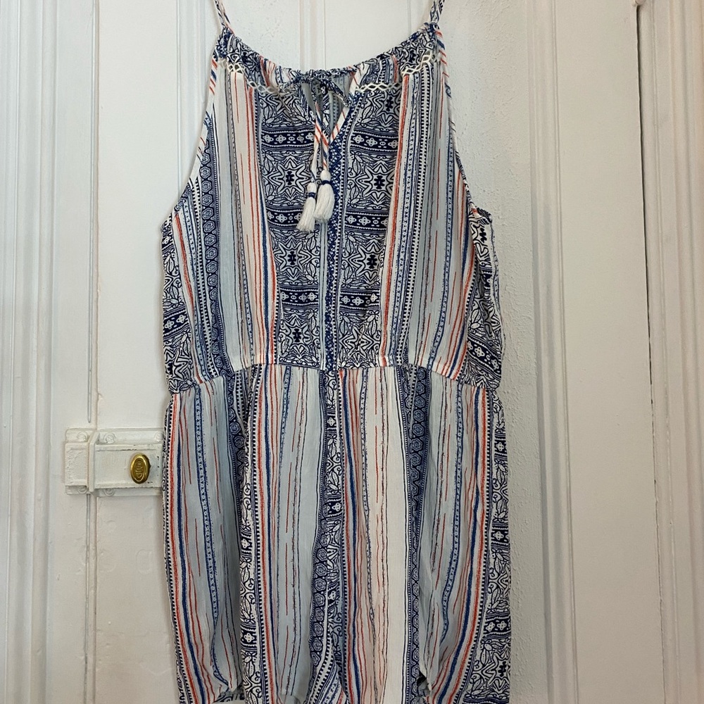 Printed romper